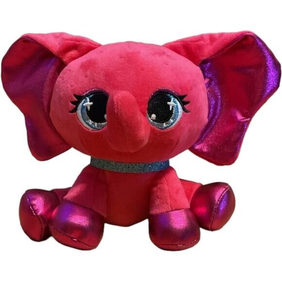 Gund P.Lushes Pets Willa Burke Pink Elephant Stuffed Plush Animal Elephant 6" - Picture 1 of 9
